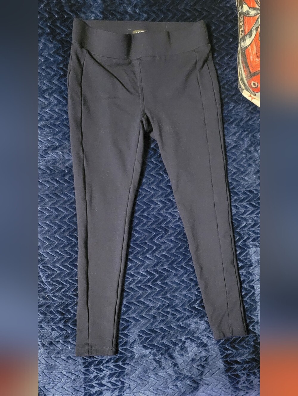 LOFT pull-on Petite Blue knit Ponte skinny Ankle pants, Size Small Petite